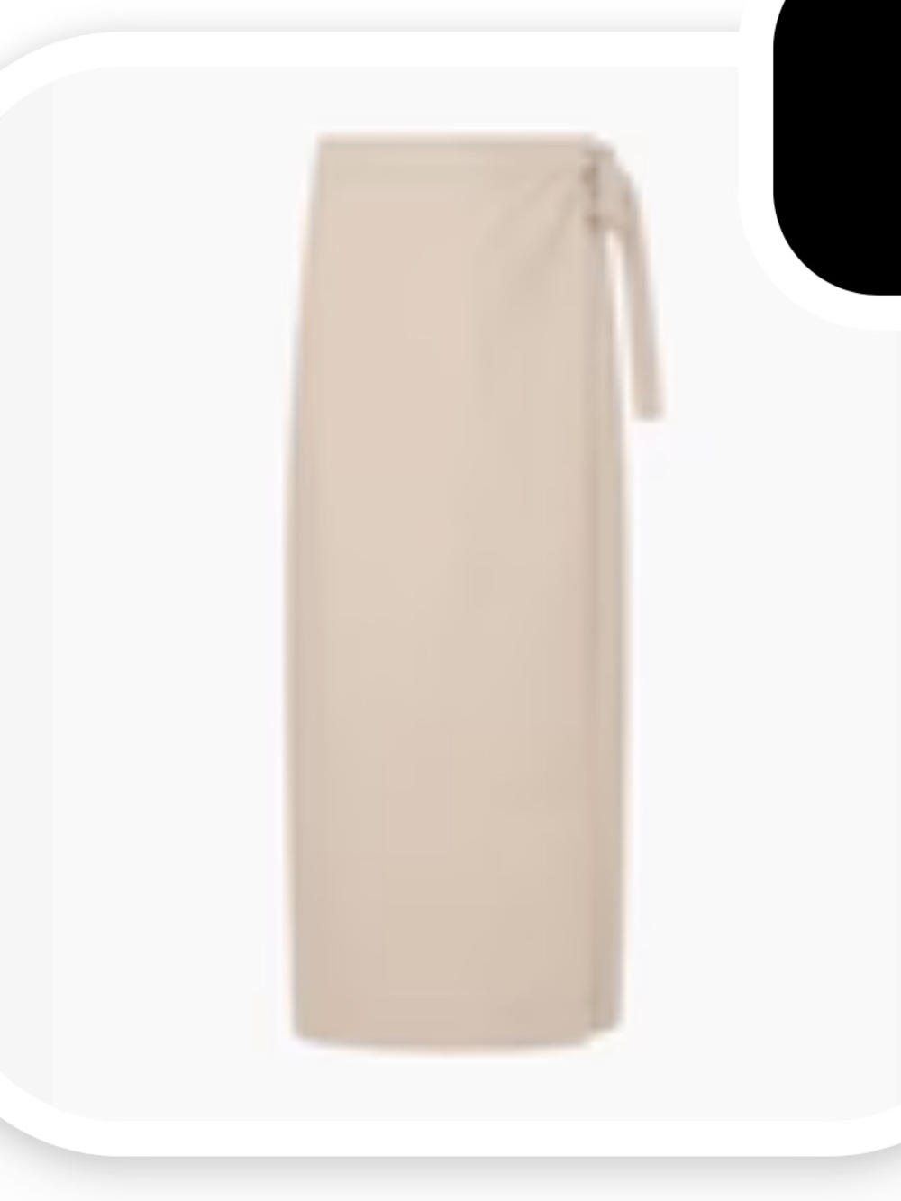 NWT Onia Maxi Wrap Skirt Size XXS in flax color